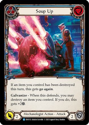 Soup Up (Blue) (EVO113) - Bright Lights Rainbow Foil