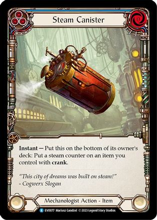 Steam Canister (EVO077) - Bright Lights Rainbow Foil