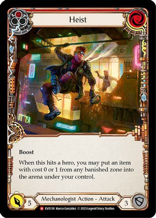 Heist (EVO138) - Bright Lights Rainbow Foil