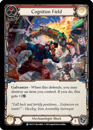 Cognition Field (Red) (EVO117) - Bright Lights Rainbow Foil