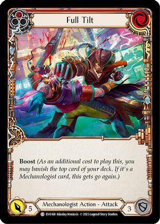 Full Tilt (Red) (EVO168) - Bright Lights Rainbow Foil