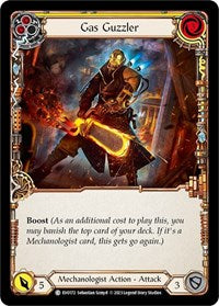 Gas Guzzler (Yellow) Rainbow Foil