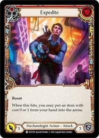 Expedite (Red) Rainbow Foil