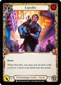 Expedite (Yellow) Rainbow Foil