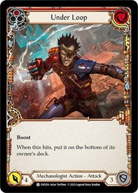Under Loop (Red) Rainbow Foil