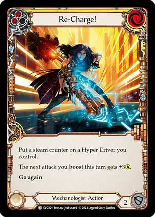 Re-Charge! (Yellow) (EVO229) - Bright Lights Rainbow Foil