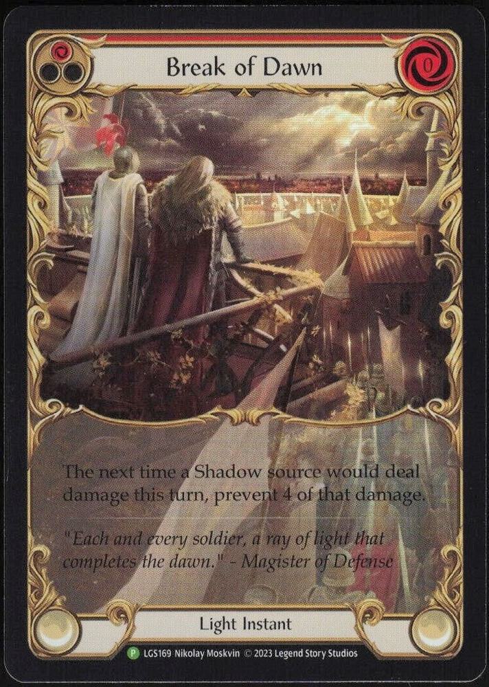 Break of Dawn (Red) Rainbow Foil Promo