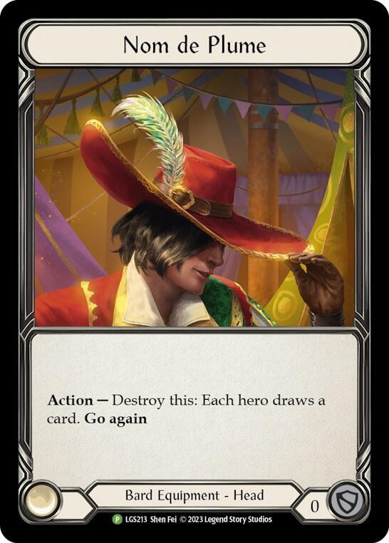 Nom de Plume Rainbow Foil Promo