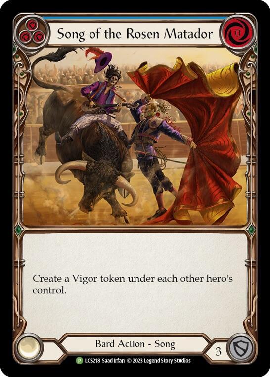 Song of the Rosen Matador Rainbow Foil Promo