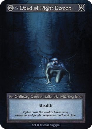 Dead of Night Demon (Preconstructed Deck)  - Alpha