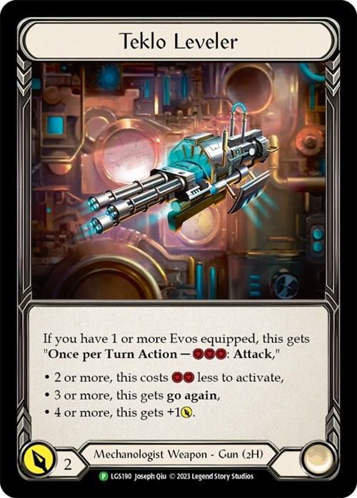 Teklo Leveler Cold Foil Promo