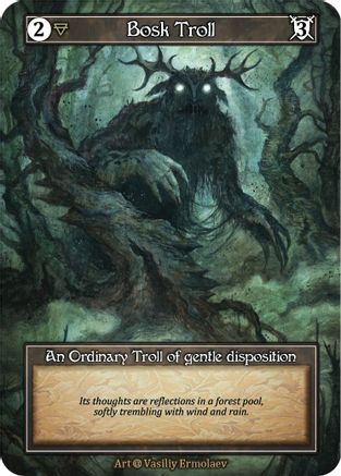 Bosk Troll (Foil)  - Alpha Foil