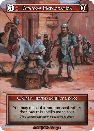 Aramos Mercenaries (Foil)  - Alpha Foil