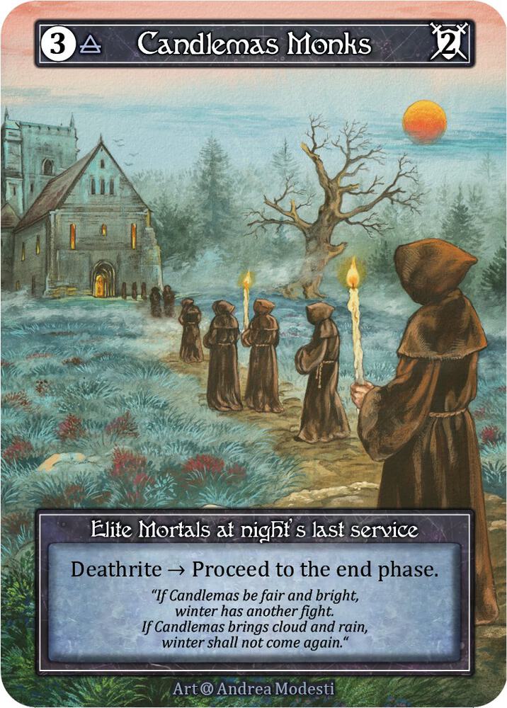 Candlemas Monks (Foil)