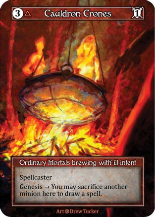 Cauldron Crones (Foil)  - Alpha Foil