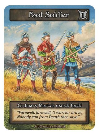 Foot Soldier (2) (Box Topper)  - Alpha Foil