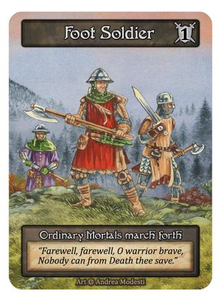 Foot Soldier (3) (Box Topper)  - Alpha Foil
