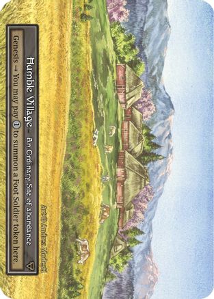 Humble Village (Foil)  - Alpha Foil