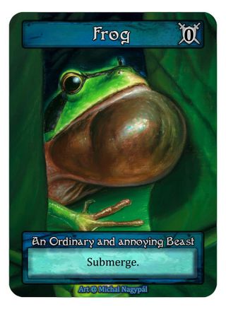 Frog (Green) (Box Topper)  - Alpha Foil