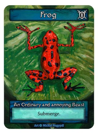 Frog (Red) (Box Topper)  - Alpha Foil
