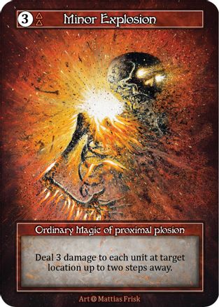 Minor Explosion (Foil)  - Alpha Foil