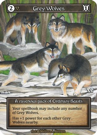 Grey Wolves (Foil)  - Alpha Foil