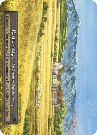 Rustic Village (Foil)  - Alpha Foil