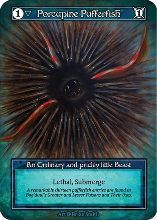 Porcupine Pufferfish (Foil)  - Alpha Foil