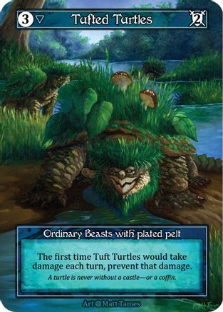 Tufted Turtles (Foil)  - Alpha Foil