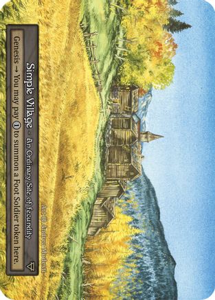 Simple Village (Preconstructed Deck)  - Alpha