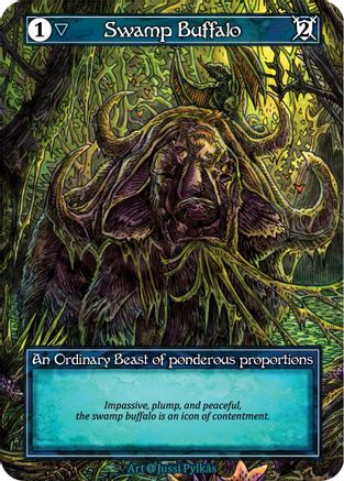 Swamp Buffalo (Foil)  - Alpha Foil