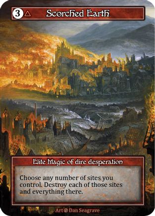 Scorched Earth (Foil)  - Beta Foil