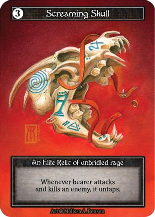 Screaming Skull (Foil)  - Beta Foil