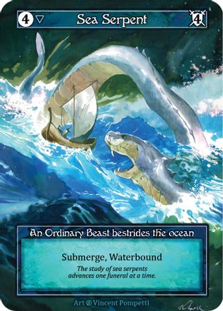 Sea Serpent (Foil)  - Beta Foil