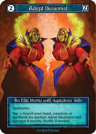Adept Illusionist (Foil)  - Beta Foil