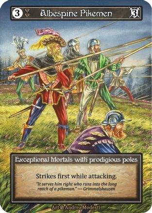 Albespine Pikemen (Foil)  - Beta Foil