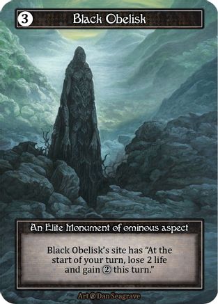 Black Obelisk (Foil)  - Beta Foil