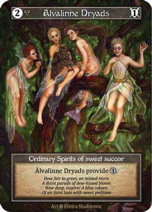 Alvalinne Dryads (Foil)  - Beta Foil