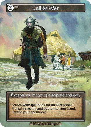 Call to War (Foil)  - Beta Foil