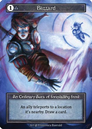 Blizzard (Foil) (Misprint)  - Beta Foil