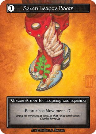 Seven-League Boots (Foil)  - Beta Foil