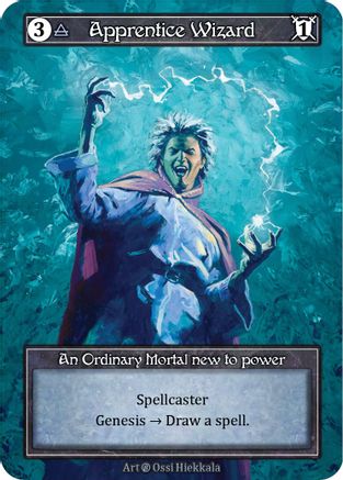 Apprentice Wizard (Foil)  - Beta Foil