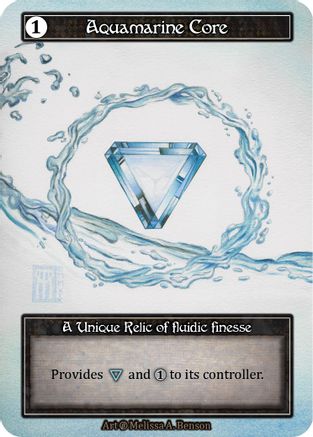 Aquamarine Core (Foil)  - Beta Foil