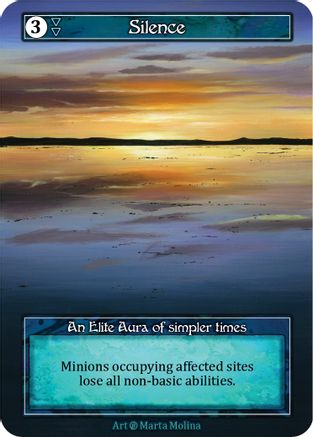 Silence (Foil)  - Beta Foil