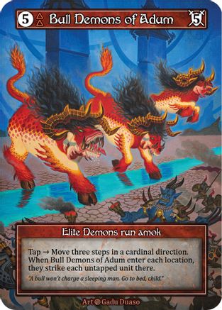 Bull Demons of Adum (Foil)  - Beta Foil