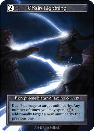 Chain Lightning (Foil)  - Beta Foil