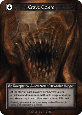 Crave Golem (Foil)  - Beta Foil