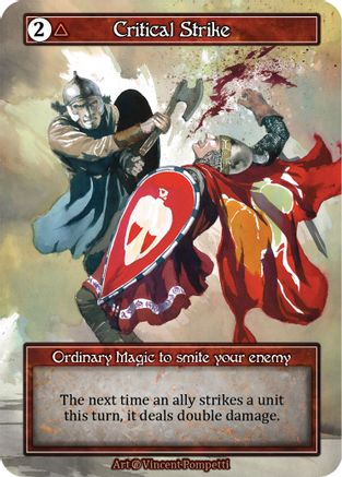 Critical Strike (Foil)  - Beta Foil