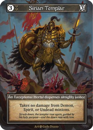 Sirian Templar (Foil)  - Beta Foil