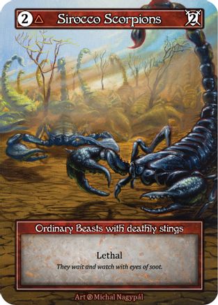 Sirocco Scorpions (Foil)  - Beta Foil